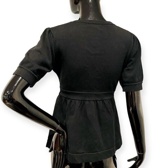 525 America Black/Gold Button Cardigan Size Small - Picture 3 of 6